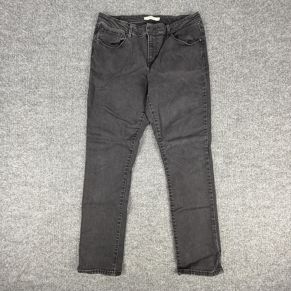 Levis Jeans Mens 33x30 Gray Slim Fit Stretch Classic Mid Rise Skinny 58875-0164